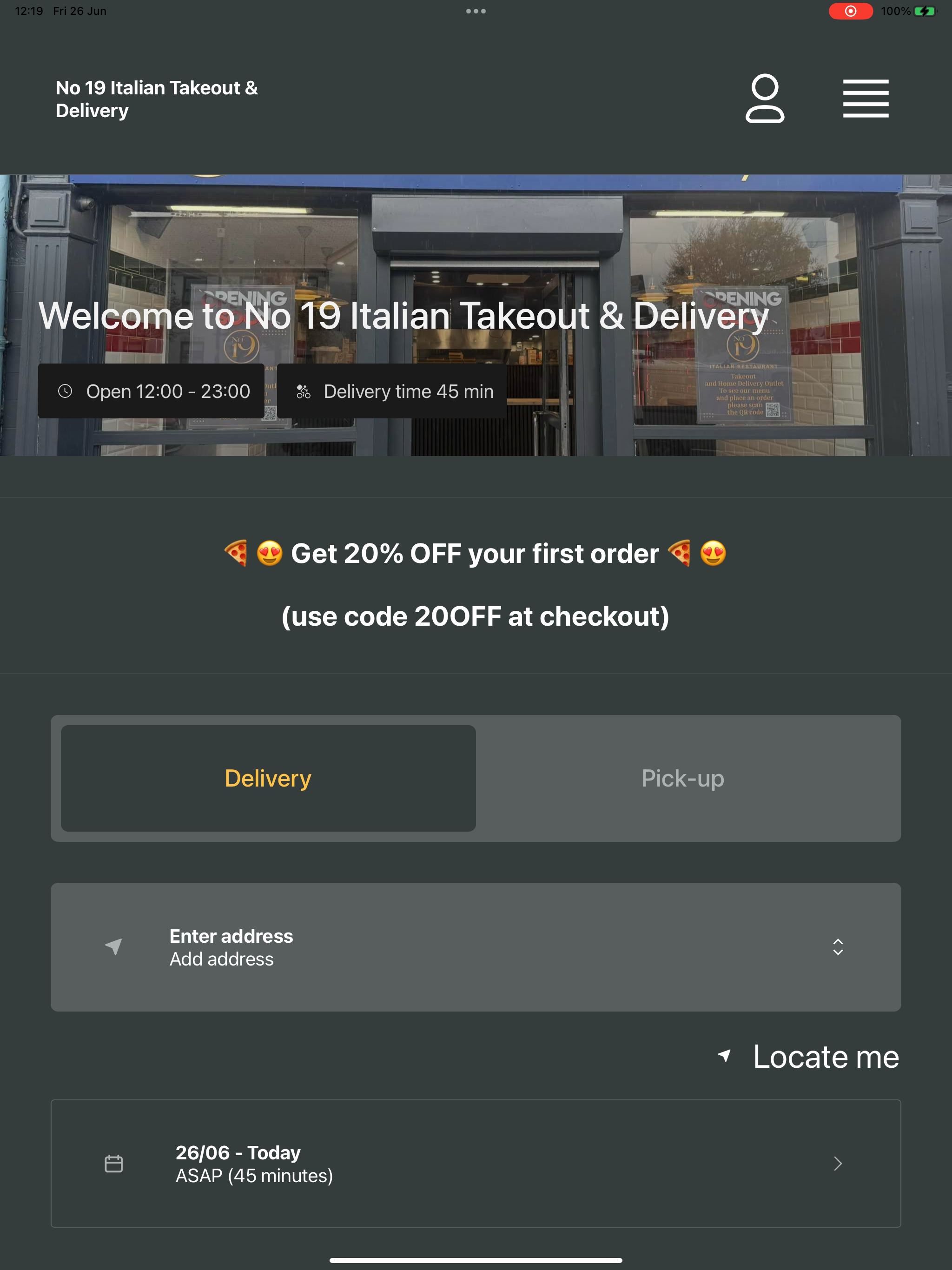 No 19 Italian Takeout&Delivery screenshot 5