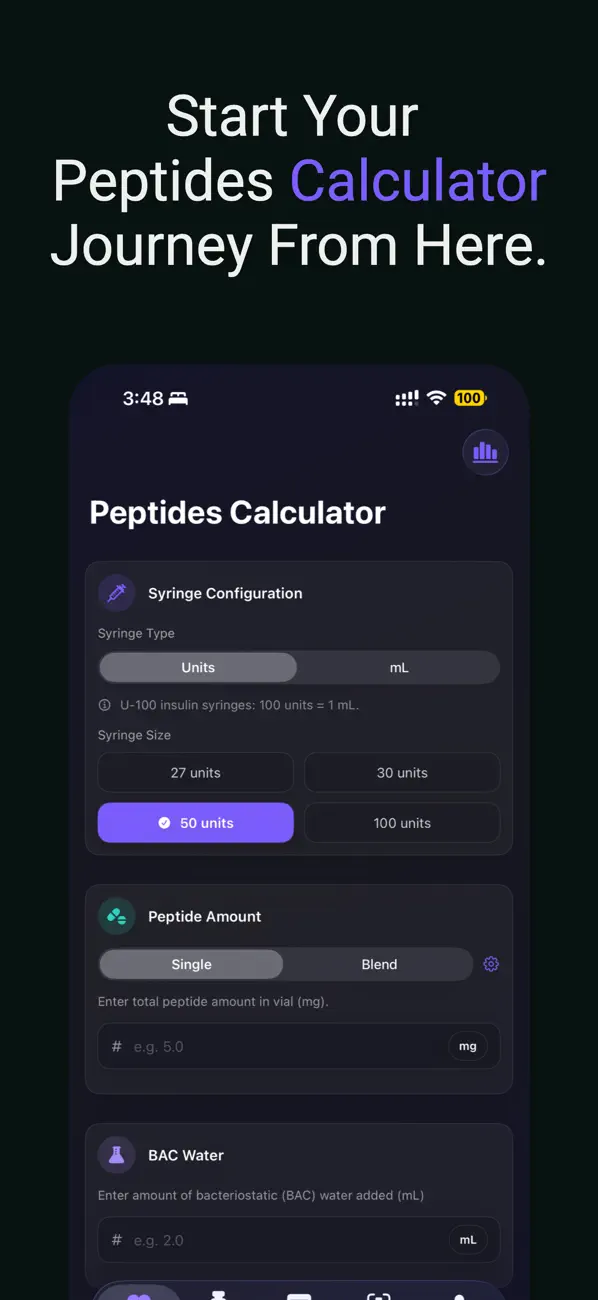 Peptides Calculator Screenshot 1