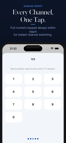 Simple TV Remote iPhone screenshot