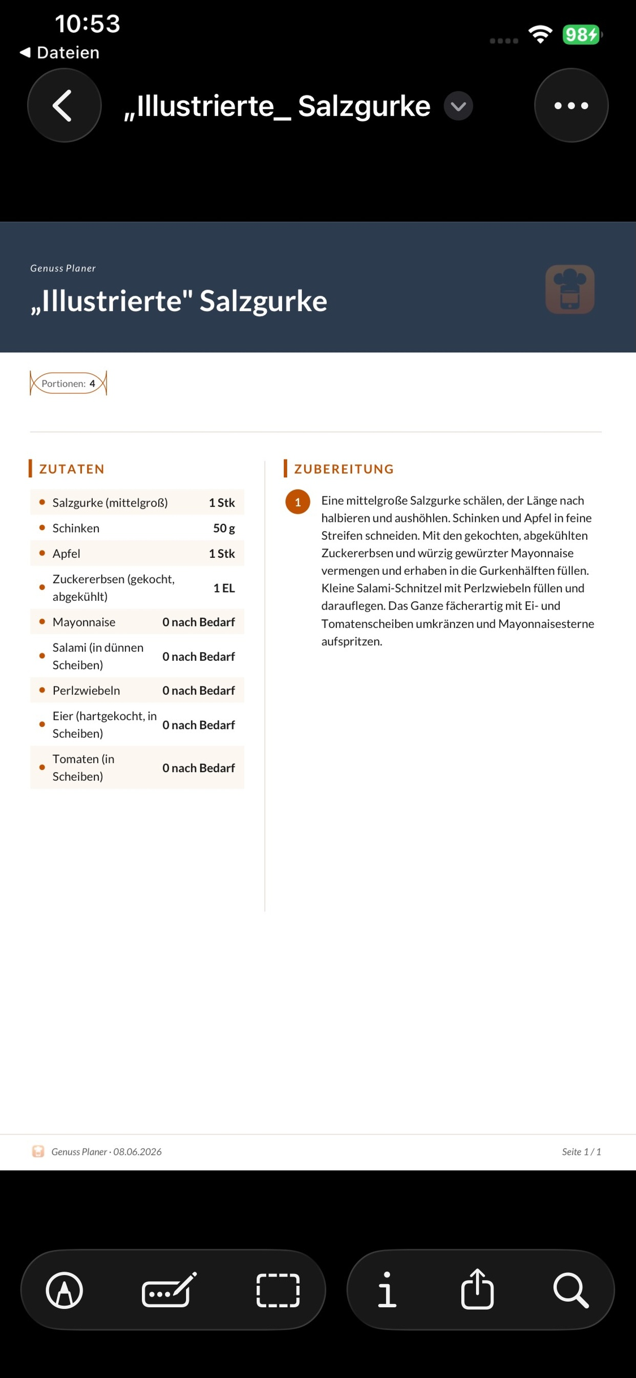 Genuss Planer screenshot 7