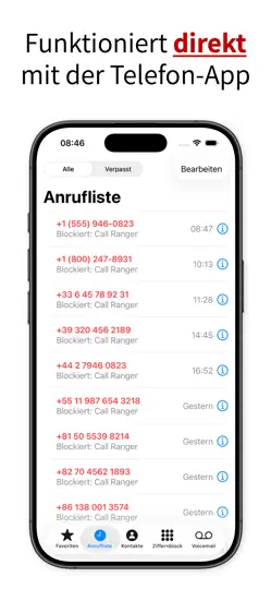 Screenshot von Call Ranger: Mass Anrufblocker auf dem iPhone 3