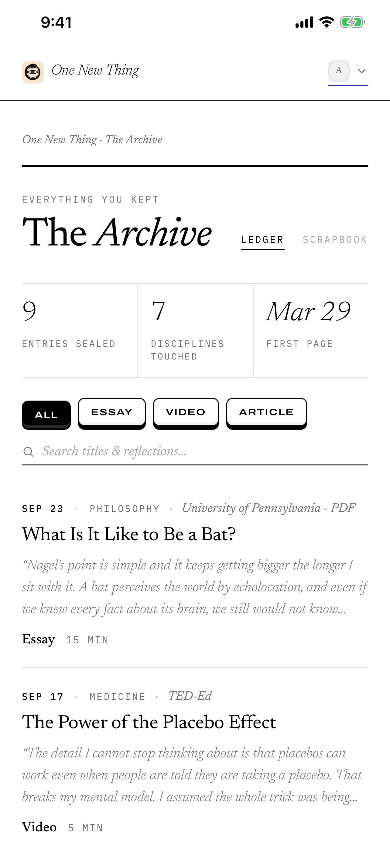Screenshot 6 of One New Thing