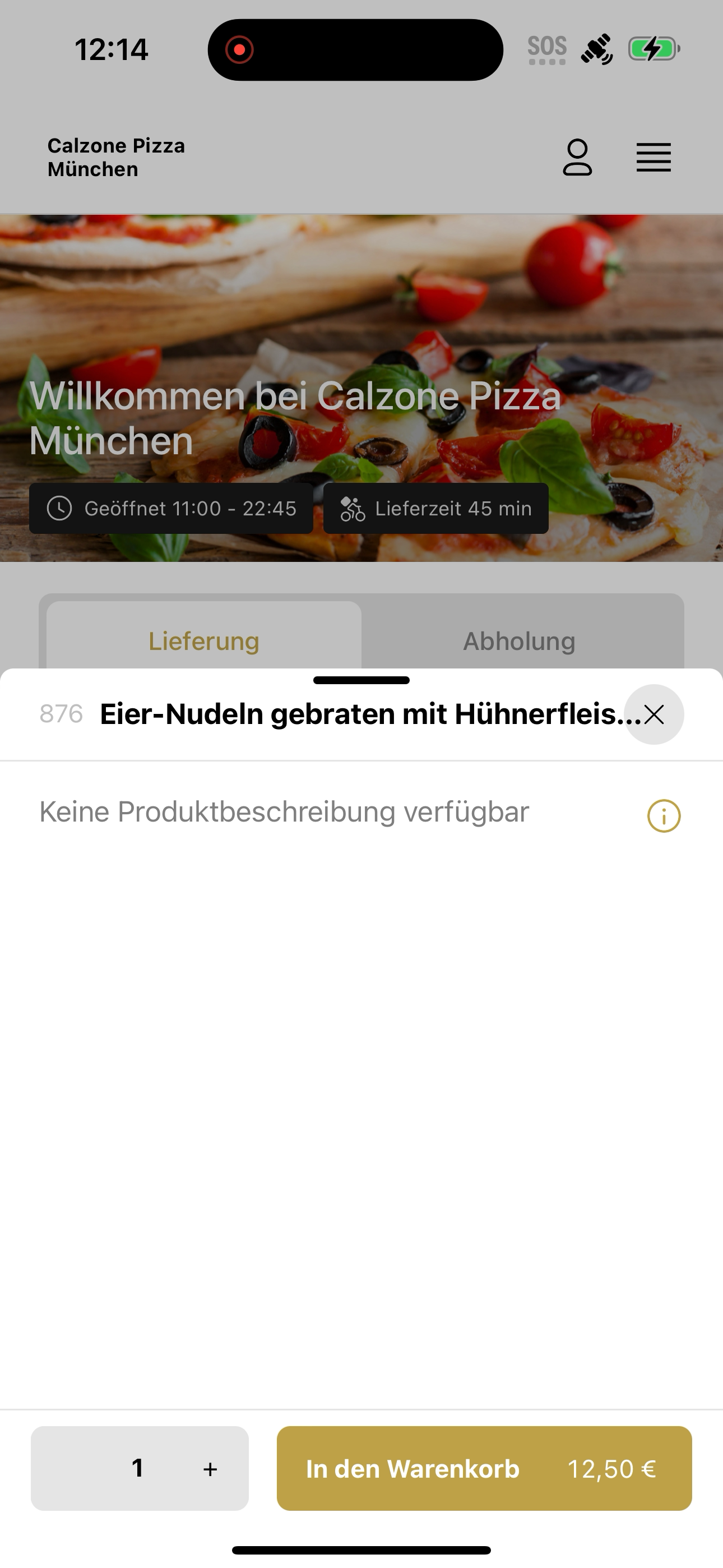 Calzone Schwabing screenshot 8