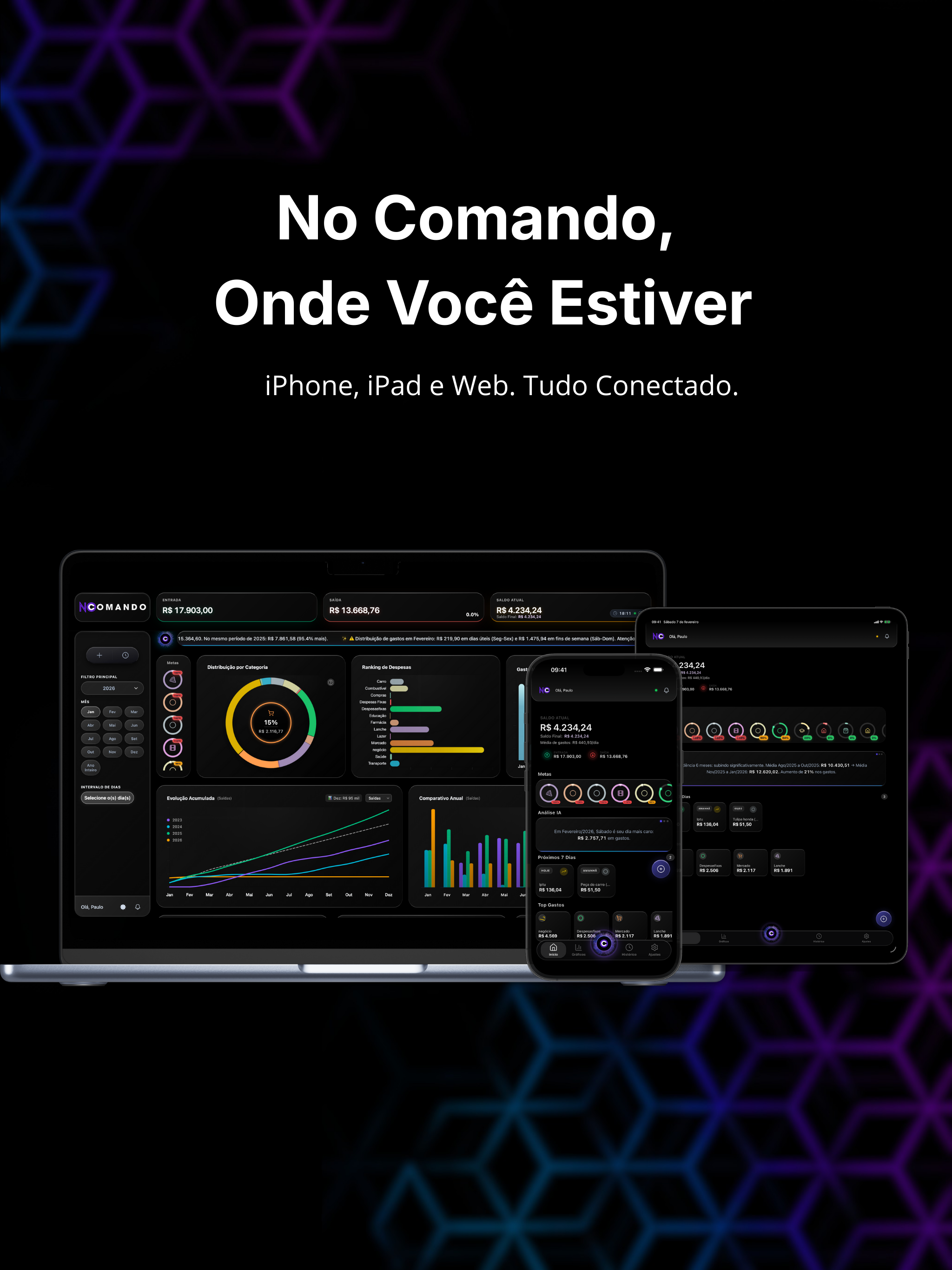 Controle Financeiro No Comando screenshot 12