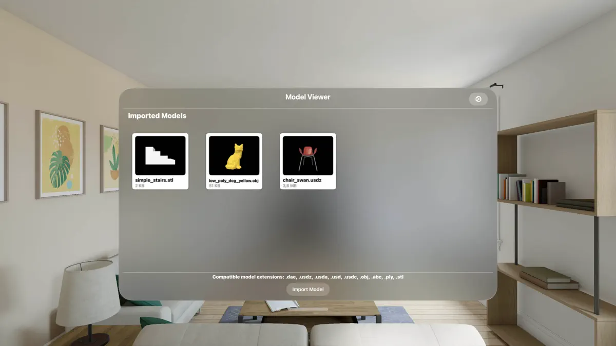 3D Model Viewer - AR & Print screenshot 1