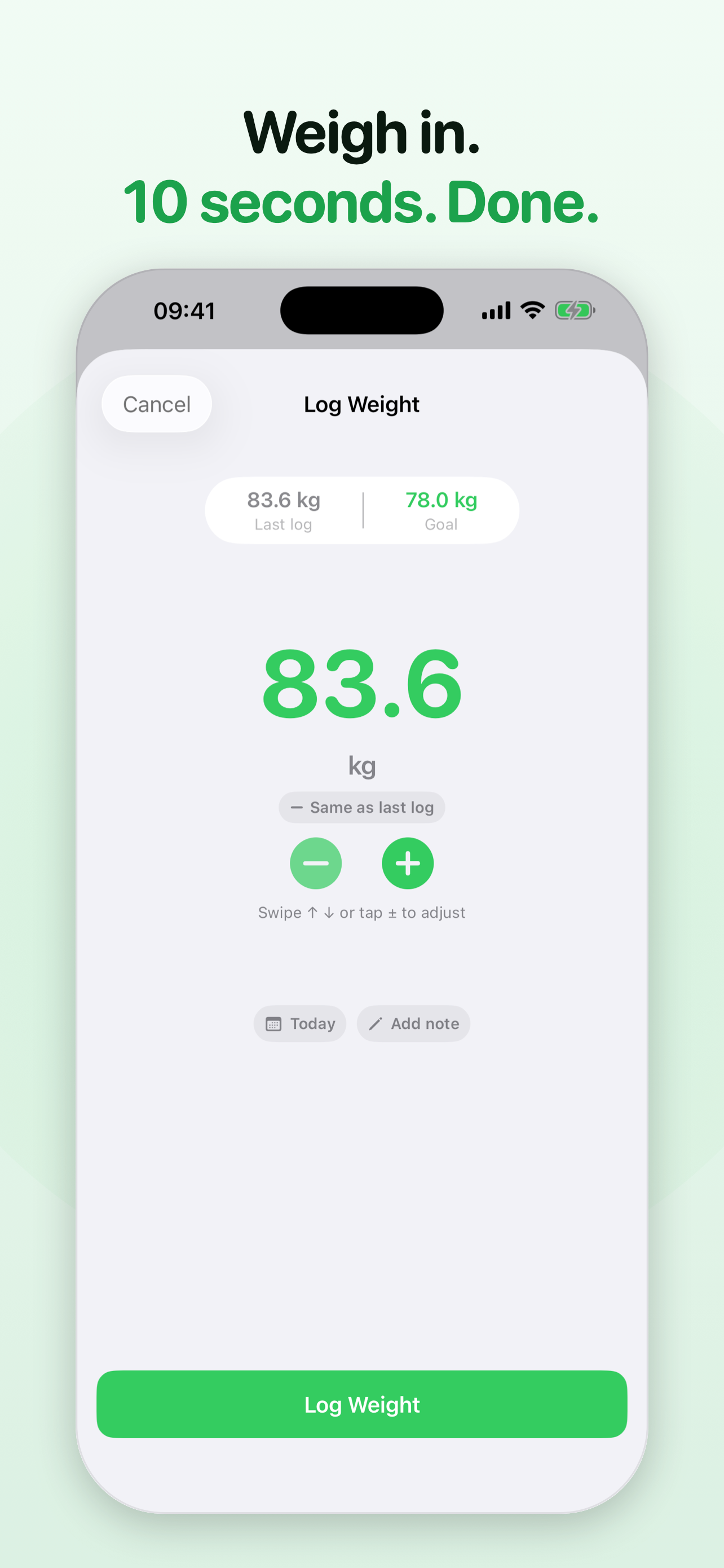Lean - Weight Loss Tracker screenshot 4