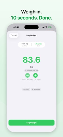 Lean - Weight Loss Tracker screenshot