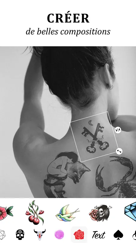Tattoo AI・Tatuajes editor foto screenshot 4 of 6