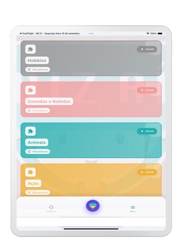 DizAi: Brazilian Charades iPad screenshot