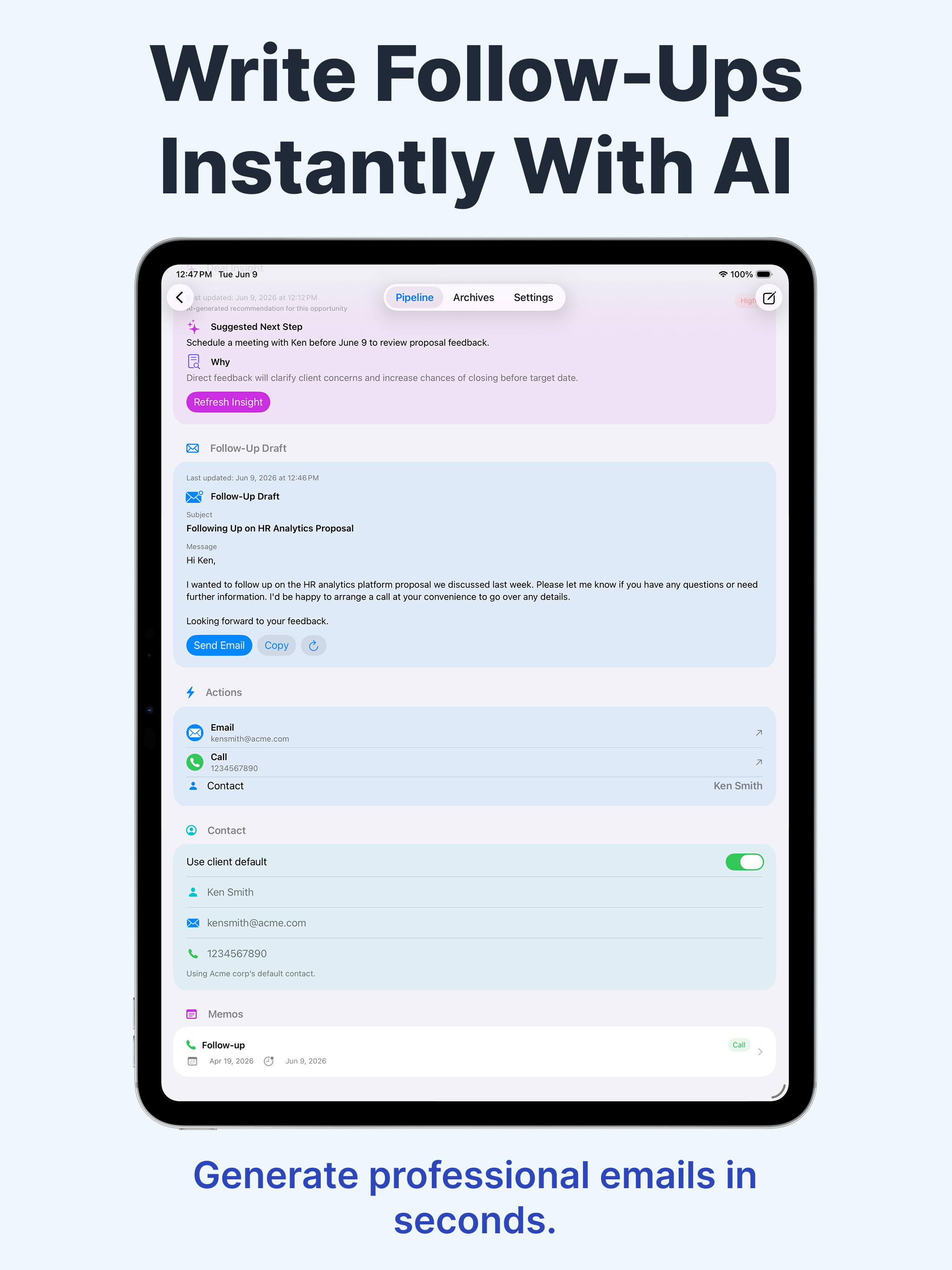Client Pipeline: Sales CRM screenshot 15