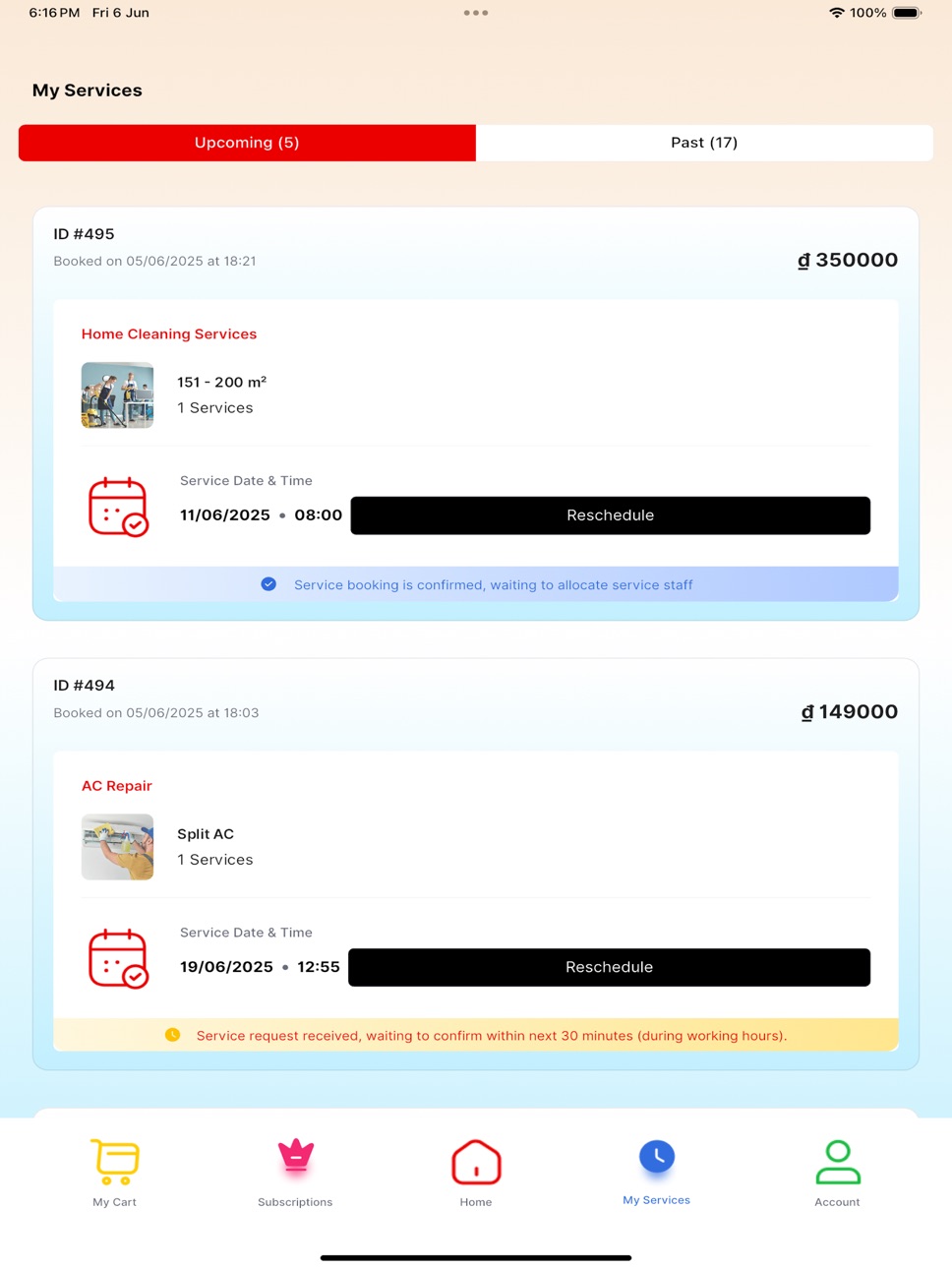 iPad screenshot