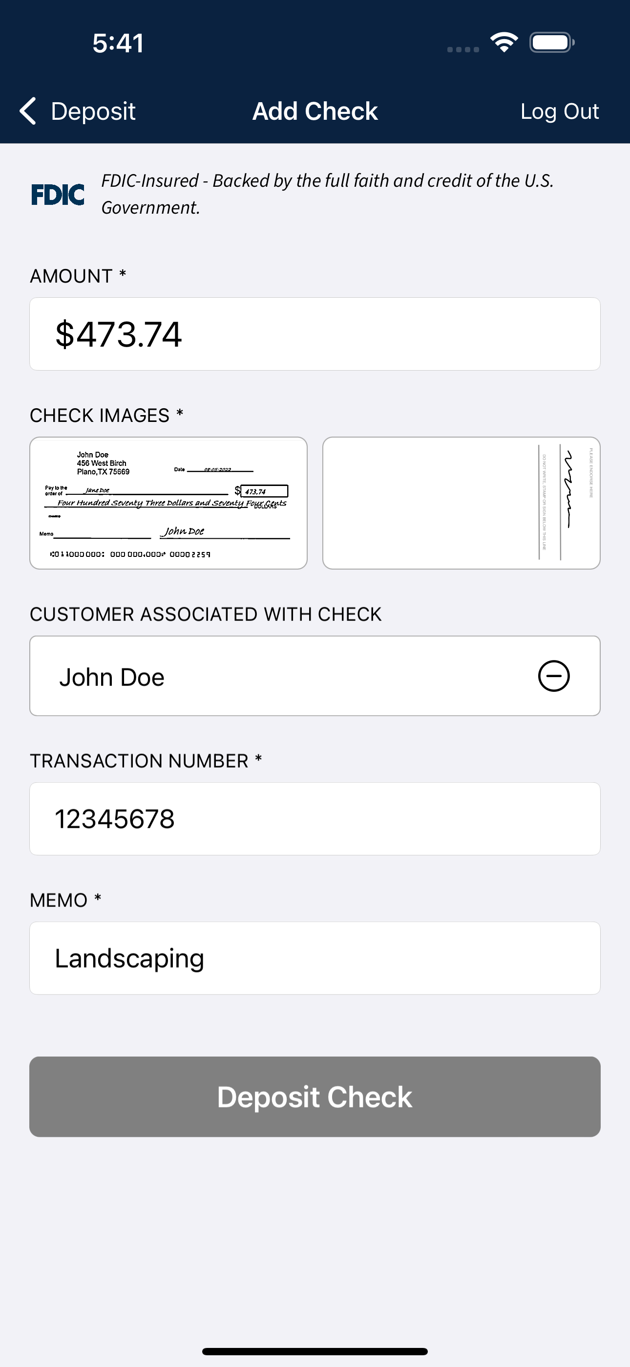 First Federal Business Deposit screenshot 4