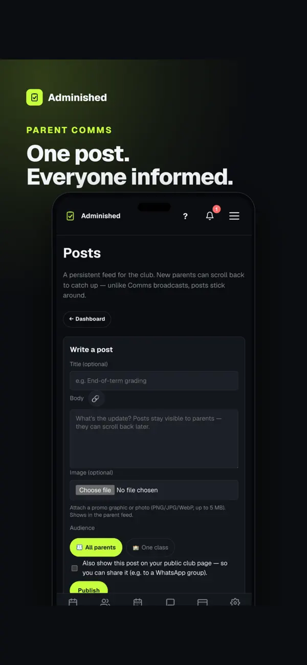 Screenshot #3 pour Adminished: Run Your Club