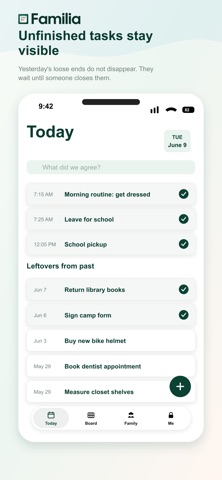 Familia: Family Planner iPhone screenshot
