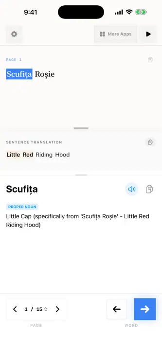 Red Riding Hood Romanian screenshot 5