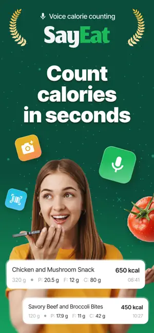 SayEat - Calorie Counter screenshot 1