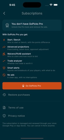 Go - Picks Screenshot 4 of 5