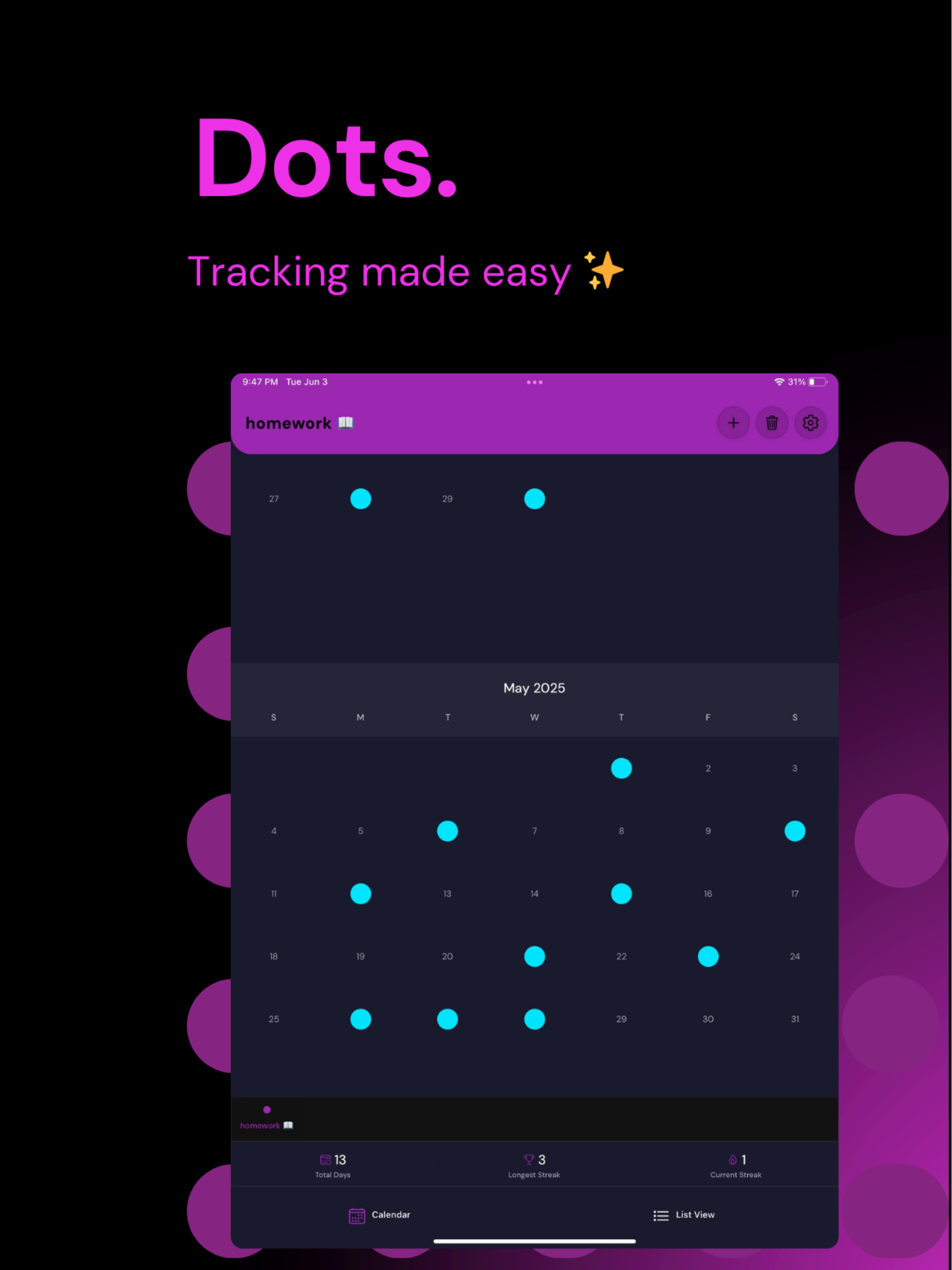 Dots - Habit & Mood Tracker screenshot 6