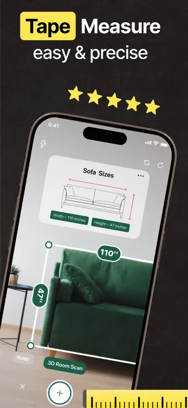 AR Measuring Tape Ruler：Metrix screenshot 1 of 8
