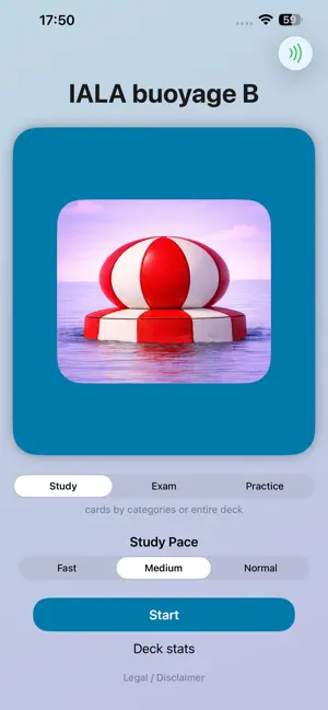 IALA buoyage B Trainer screenshot 1