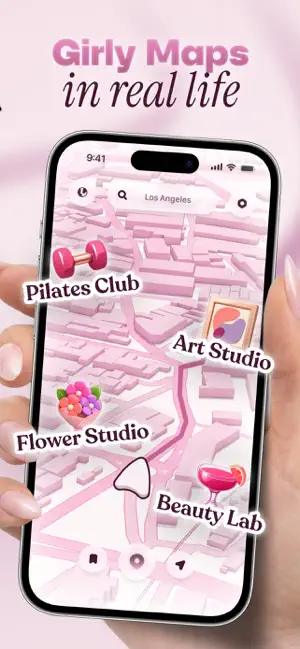 GoGirl - Girly Maps screenshot 2
