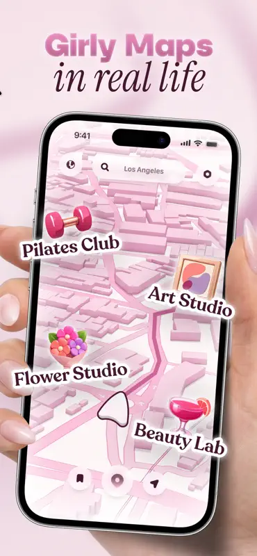 GoGirl - Girly Maps screenshot 2 of 4