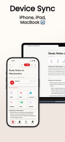 AceNotes: AI Notes, Flashcards Screenshot 7 of 8