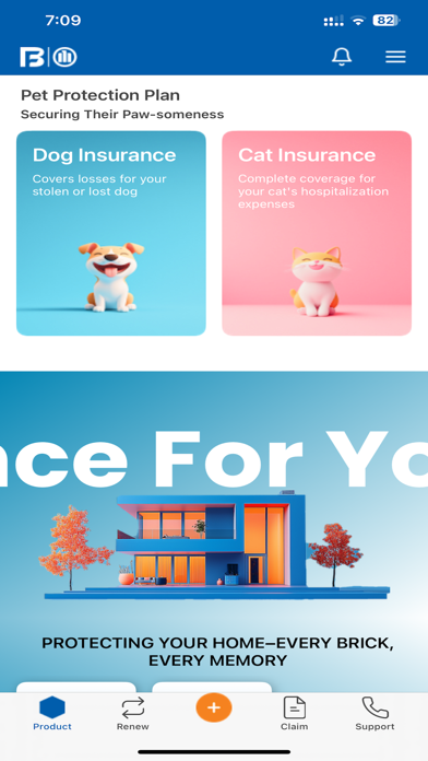 Caringly Yours: Insurance App Screenshot