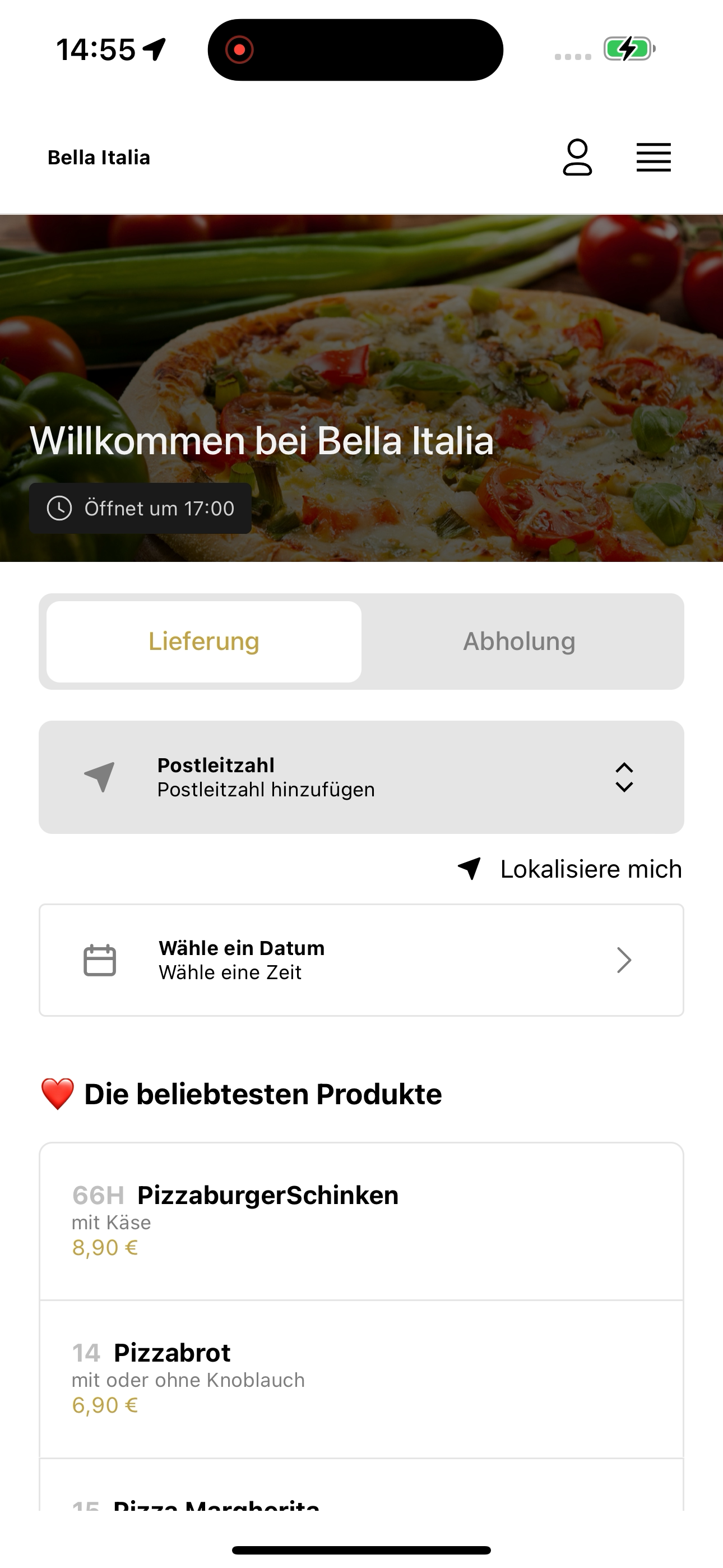 Bella Italia Weilheim screenshot 5