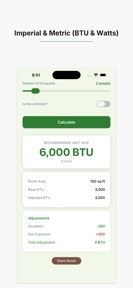 BTU Calculator: AC & HVAC screenshot