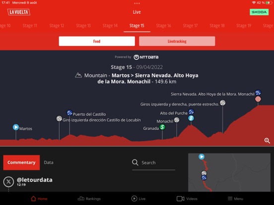 La Vuelta presented by ŠKODA iPad app afbeelding 4