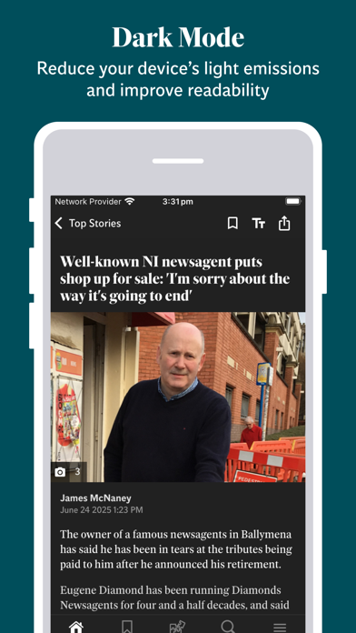 Belfast Telegraph News Screenshot