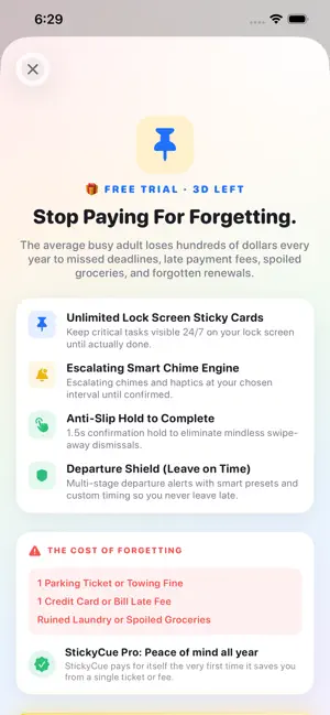 StickyCue: Lock Screen Cues screenshot 3