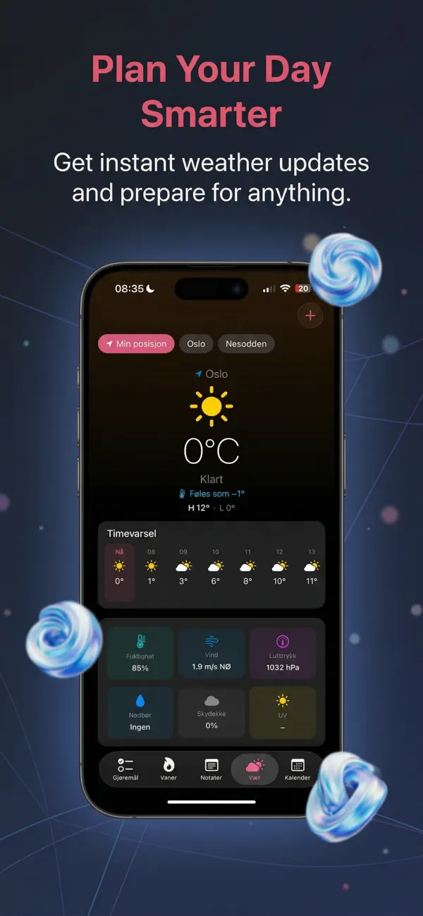 Screenshot #3 pour Daglig – Gjøremål & Vaner
