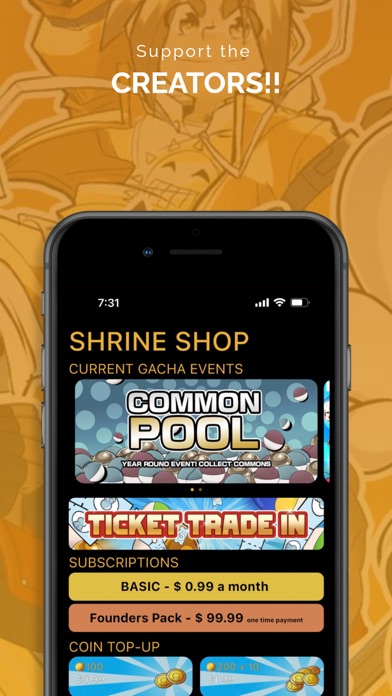 Shrine Comics iPhone screenshot 5 - Entertainment app