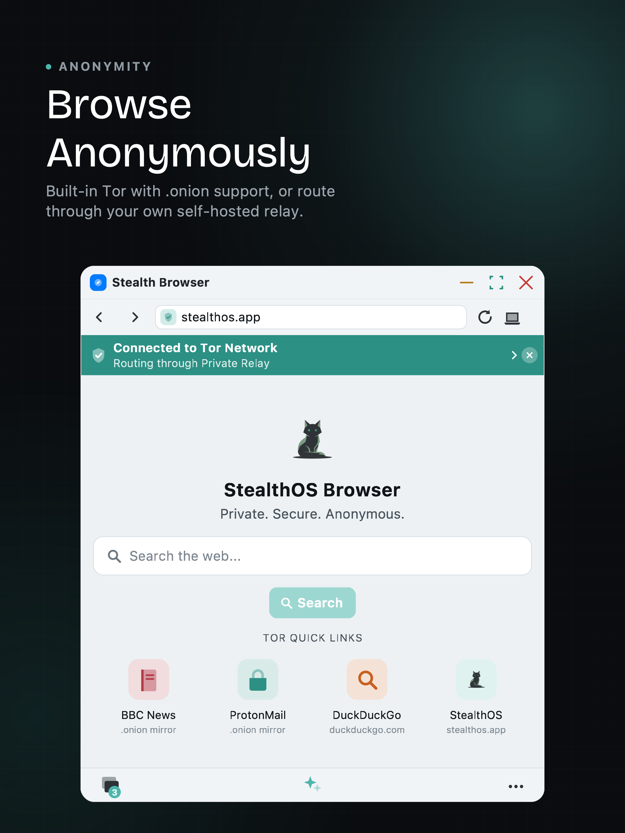 StealthOS: Private Browser screenshot 12