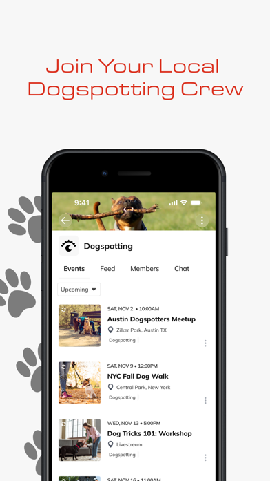 Dogspotting App iPhone screenshot 2 - Social Networking app