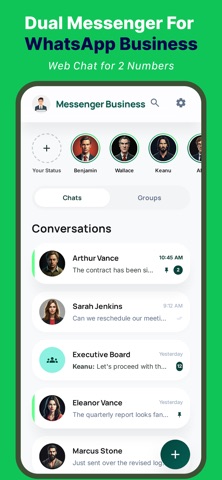 Status saver For Web Messenger screenshot
