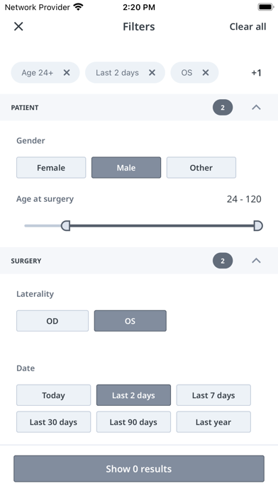 Surgery Optimizer Screenshot