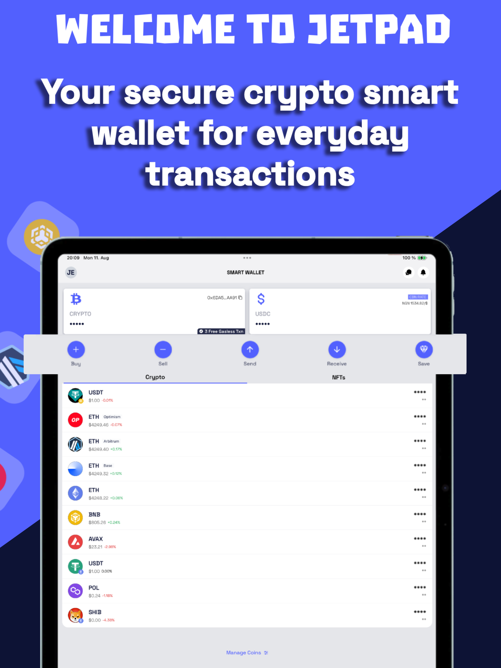 JetPad: Buy & Sell Crypto