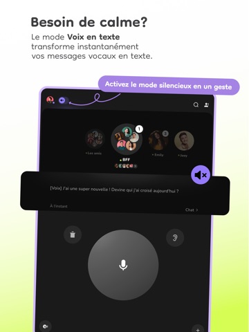 buz - voice connects iPad screenshot 6