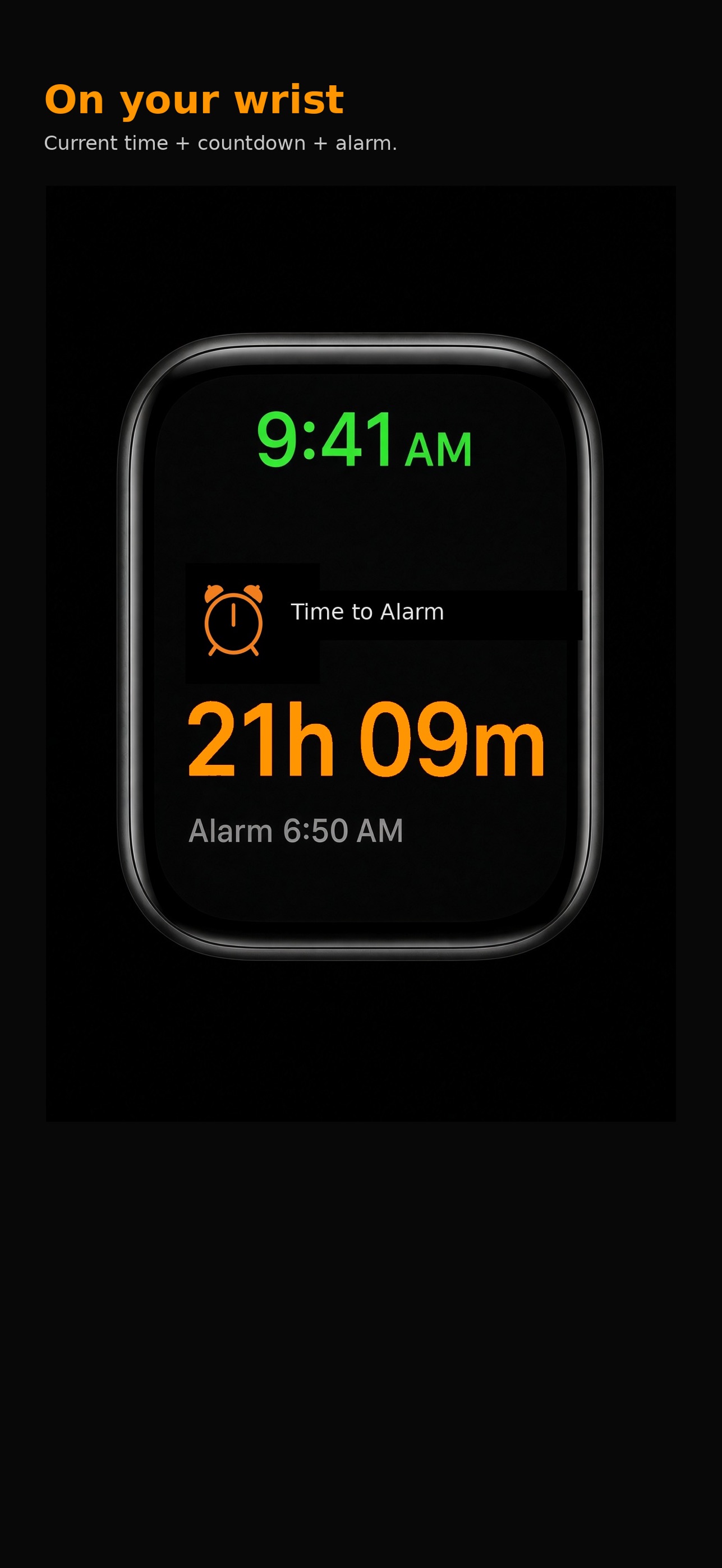 Screenshot 1 of Countdown to Alarm