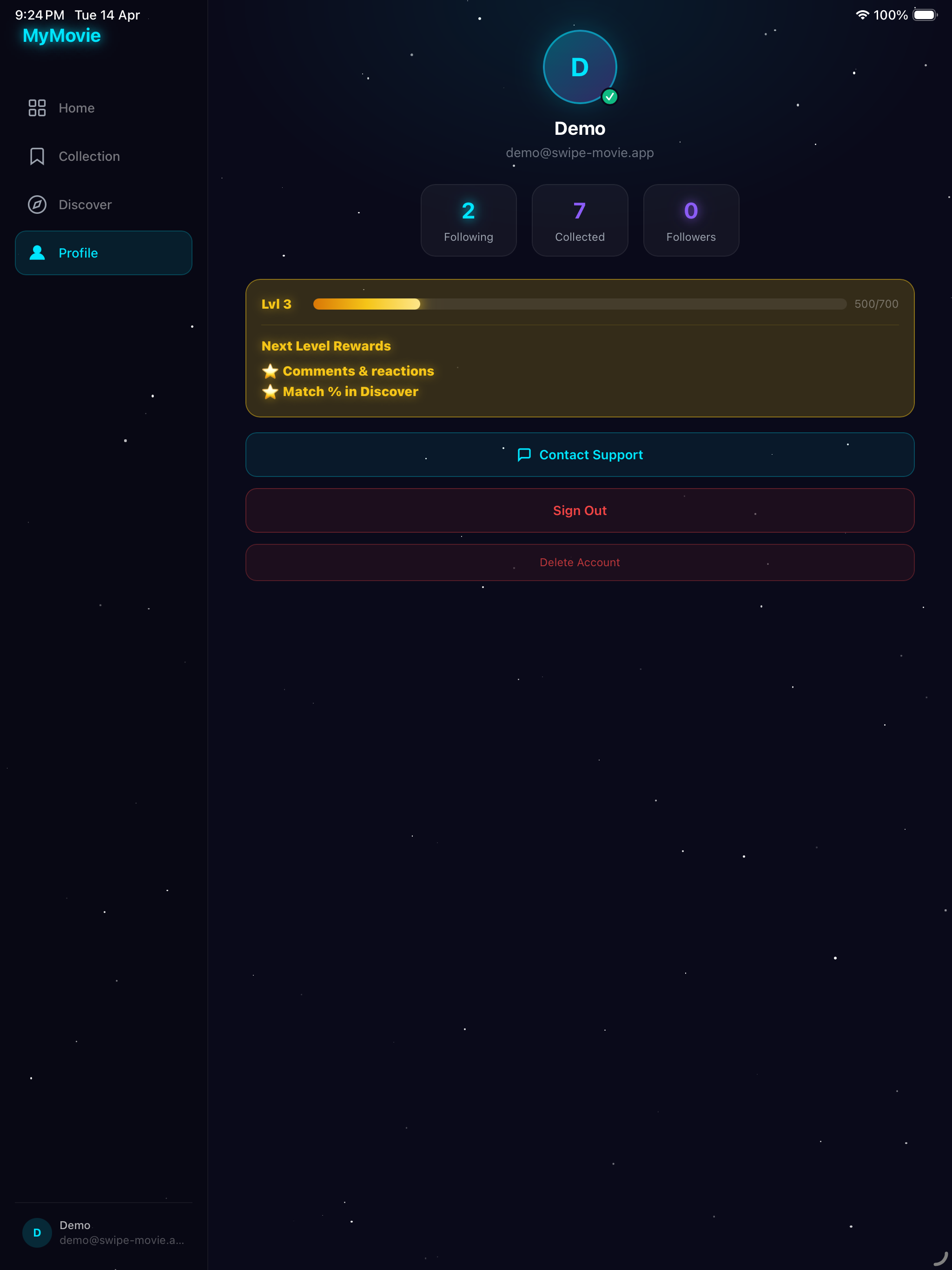 Swipe Movie screenshot 11