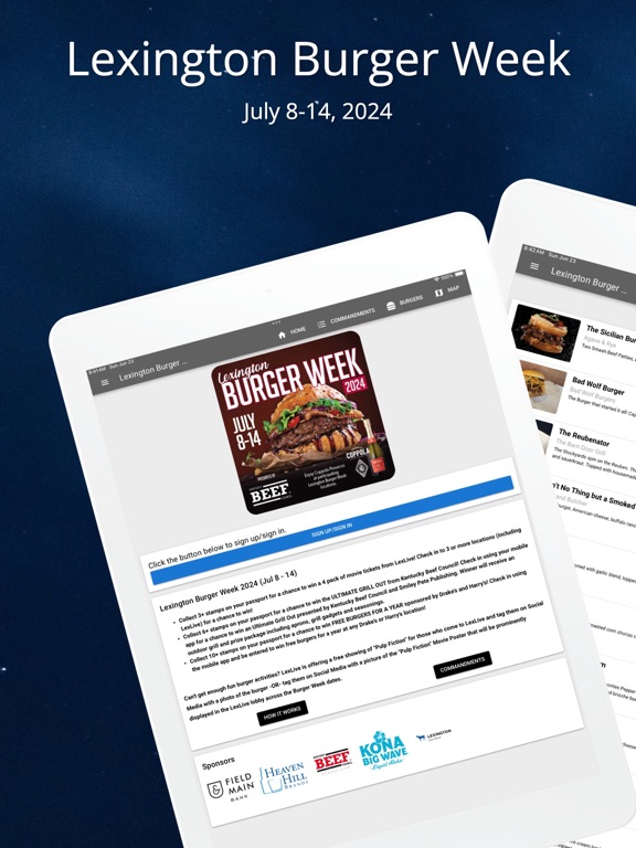 Screenshot #4 pour Lexington Burger Week