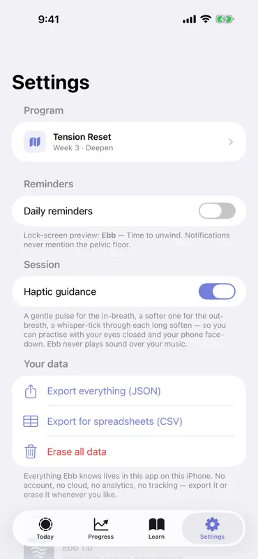 Ebb: Pelvic Floor Release screenshot 6 of 9