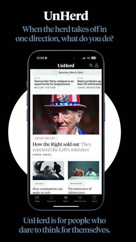 UnHerd screenshot 1 of 5