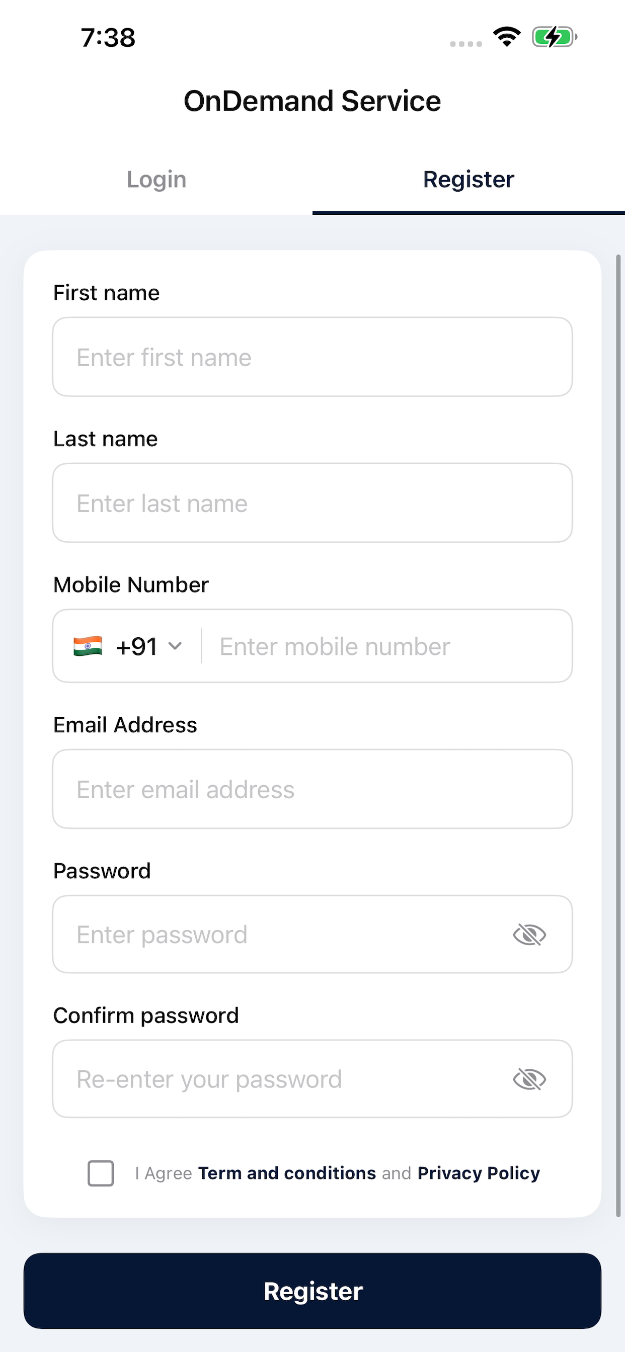 OnDemand Services App screenshot 7
