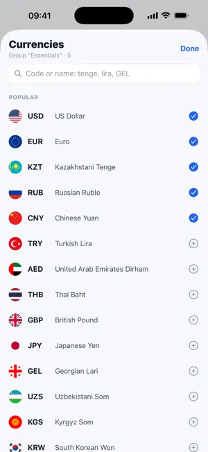 Kurs — Currency Converter screenshot 3