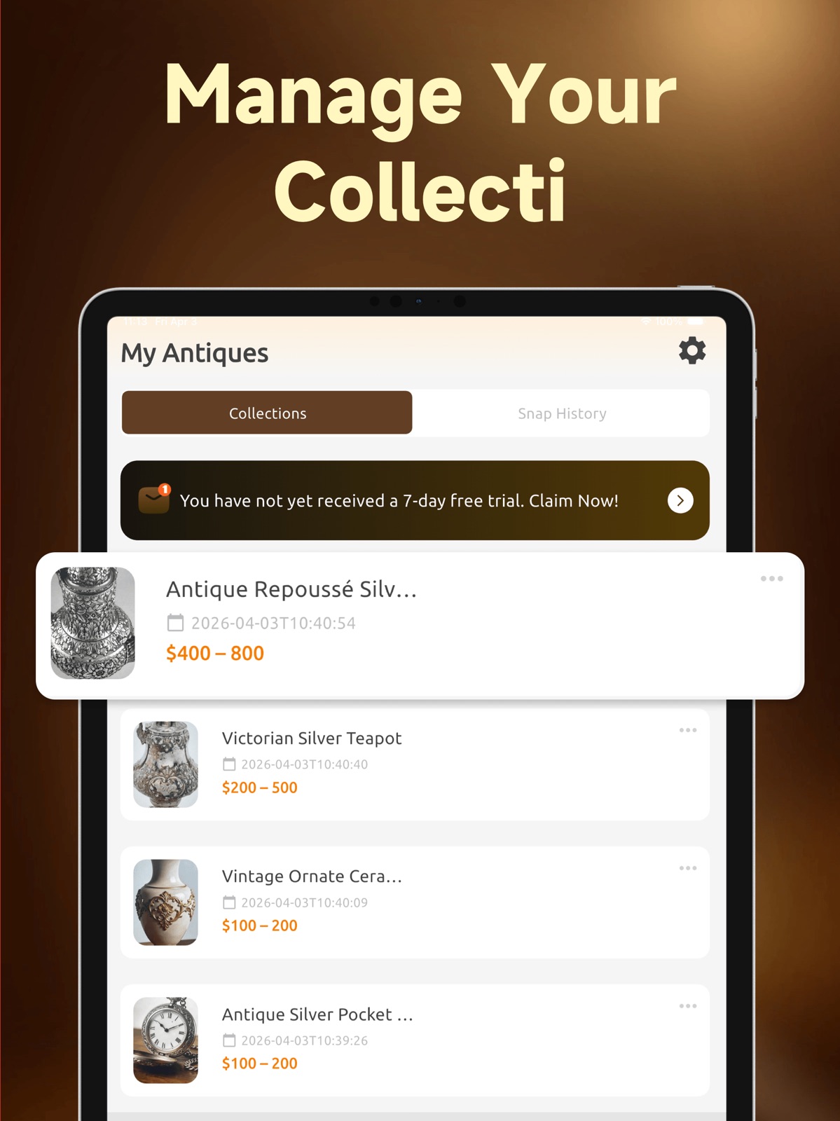 Antique Identifier | AntiqueID ipad screenshot 4