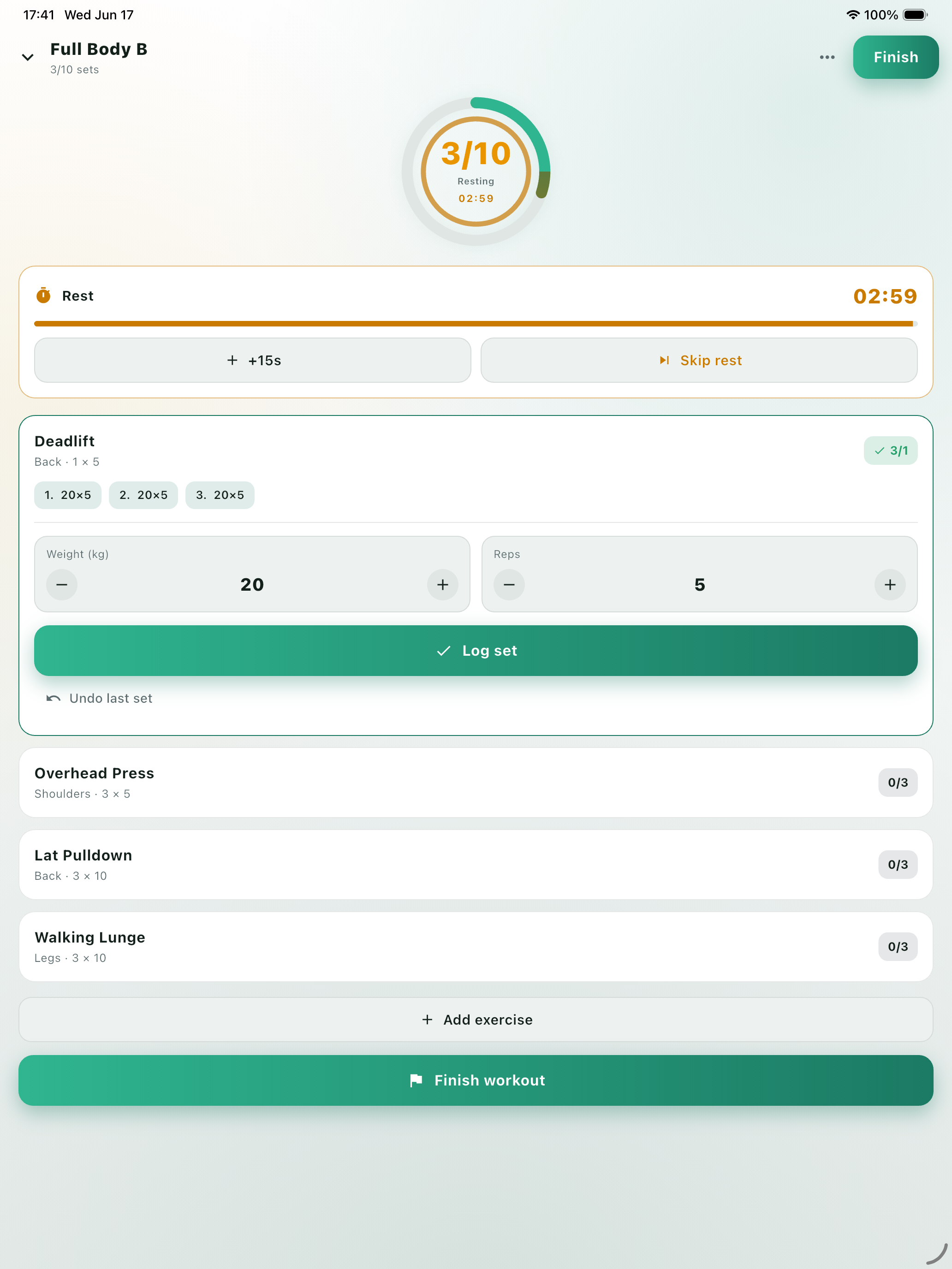 Rind: Gym Workout Log screenshot 8